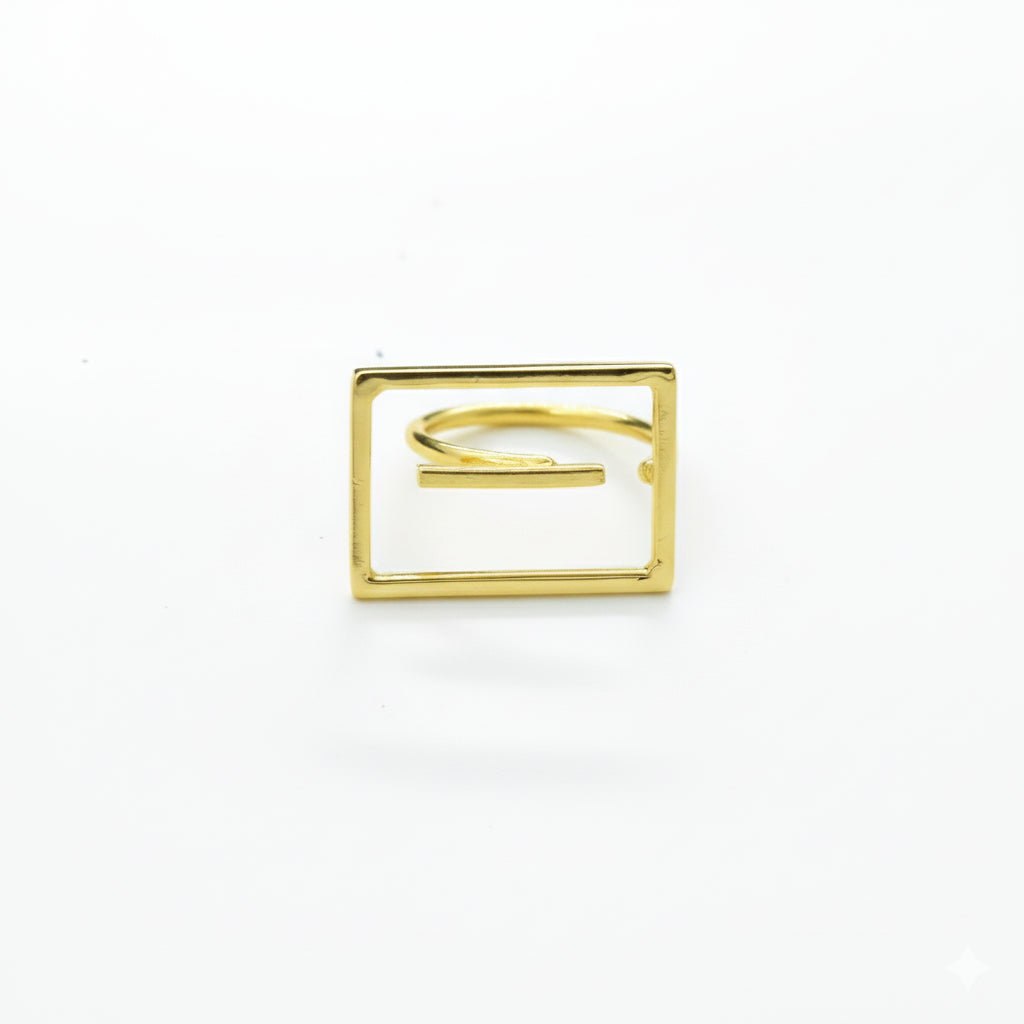 Golden Maze Brass Ring