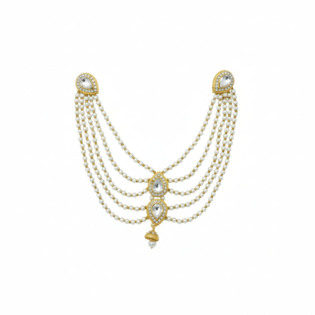 Heritage Pearl Drapes – Blouse Back Chain