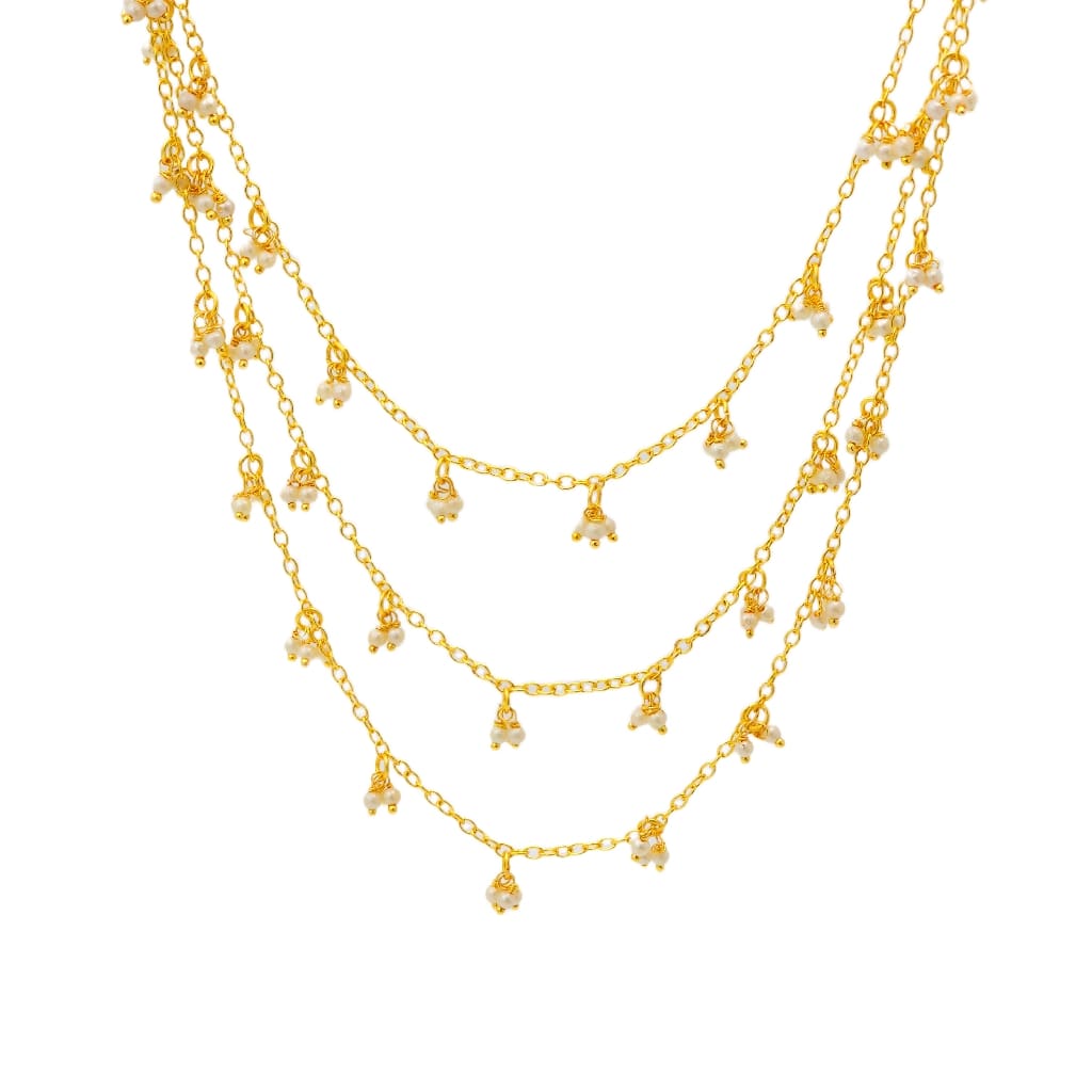 Riwaayat Strings – Triple Layer Pearl Haar