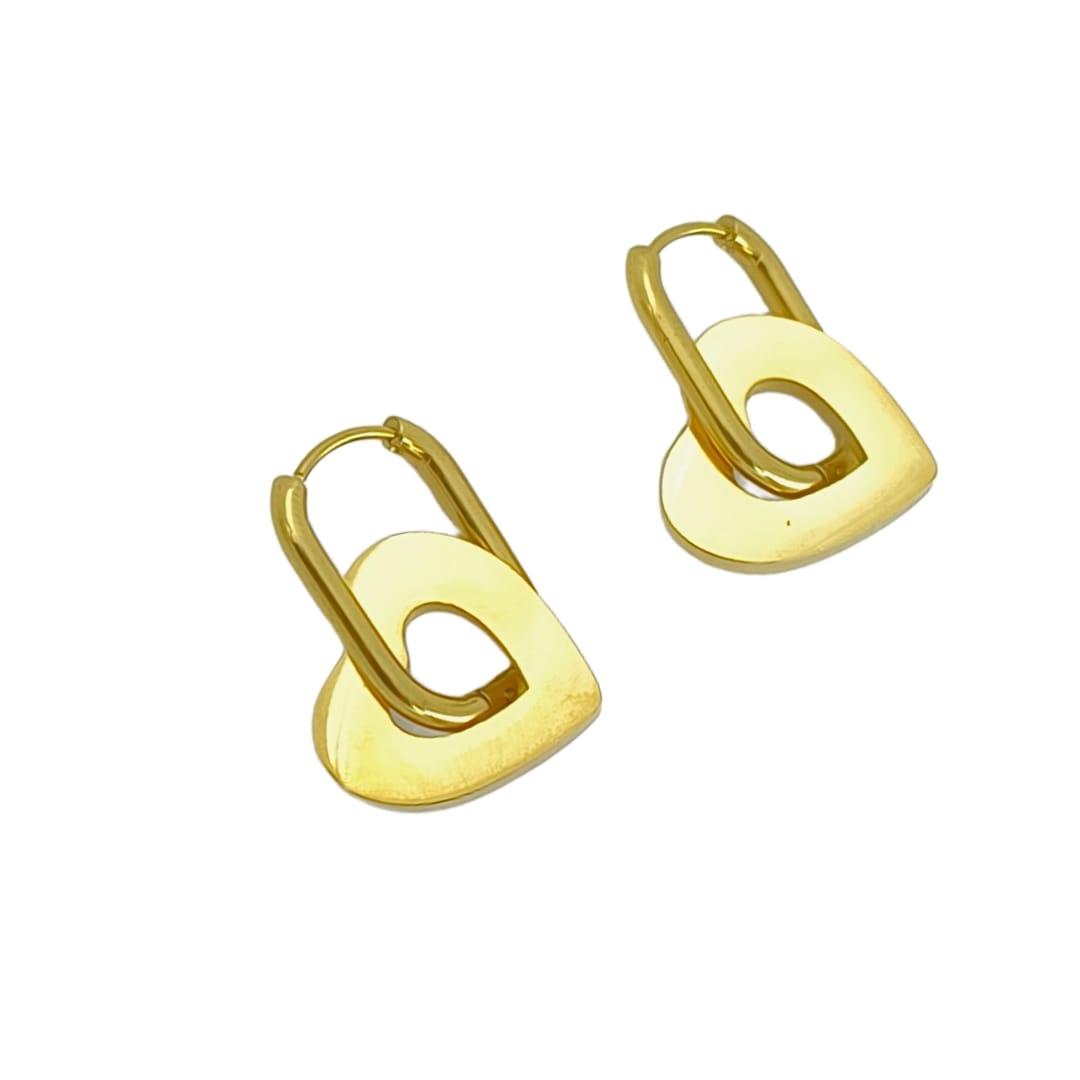 Luna Heart MOP Hoops