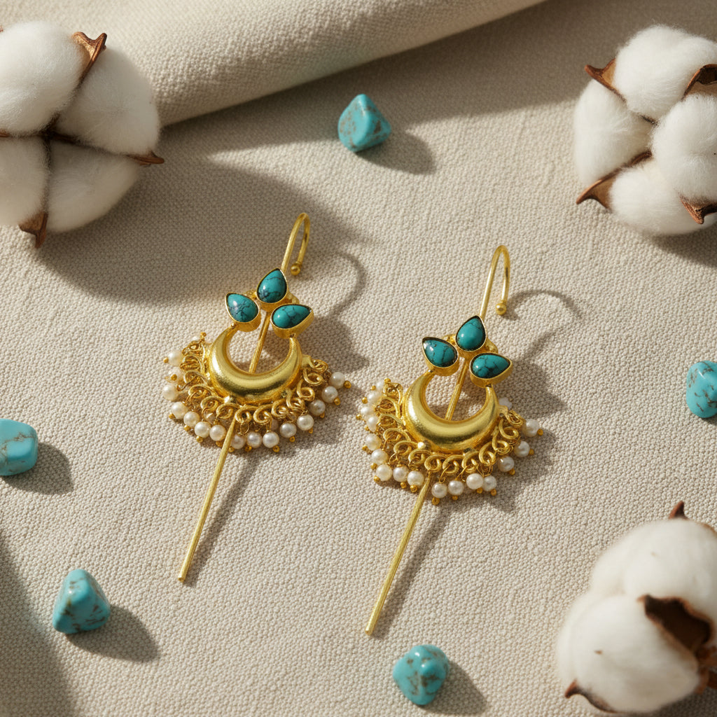 Celestia Cab-Stone Statement Earcuff