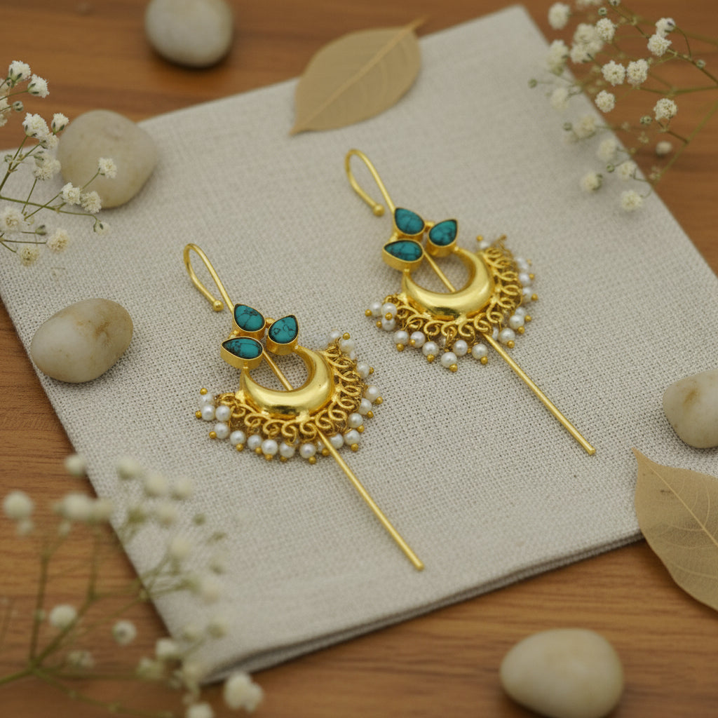 Celestia Cab-Stone Statement Earcuff