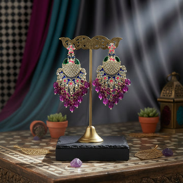 Rangtara Enamel Festive Earrings