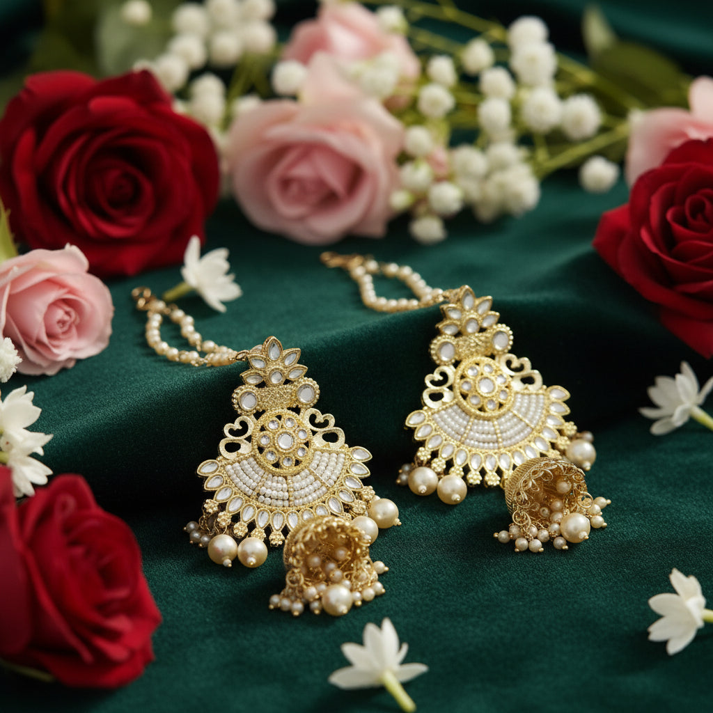 Nazaakat Royal Pearl Jhumka