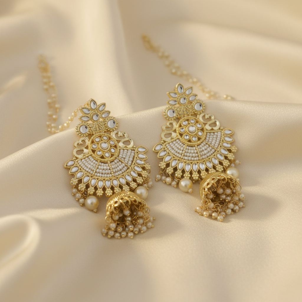 Nazaakat Royal Pearl Jhumka