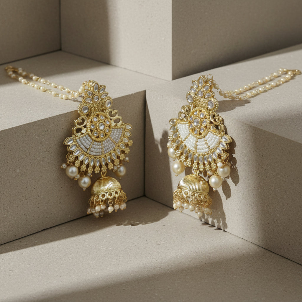 Nazaakat Royal Pearl Jhumka
