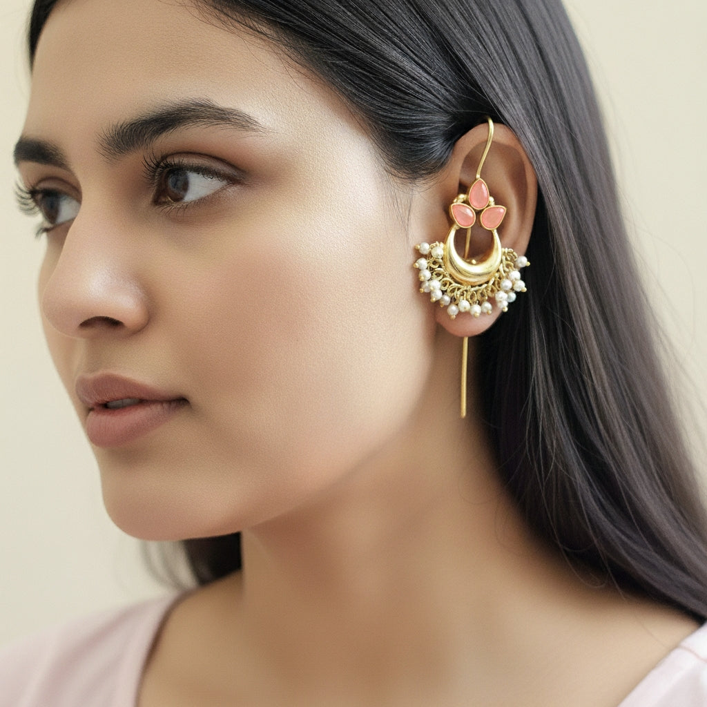 Celestia Cab-Stone Statement Earcuff