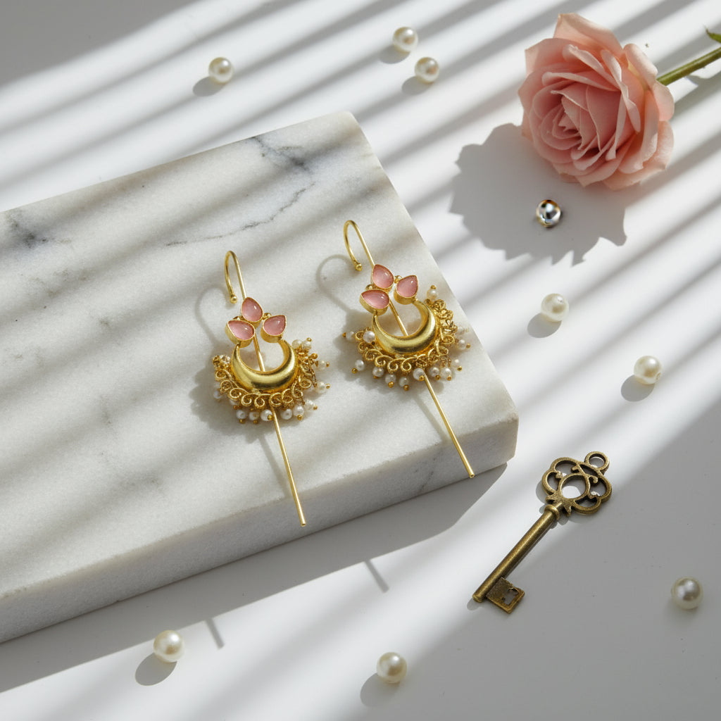 Celestia Cab-Stone Statement Earcuff