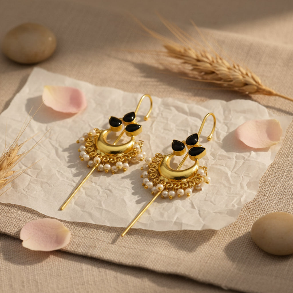 Celestia Cab-Stone Statement Earcuff