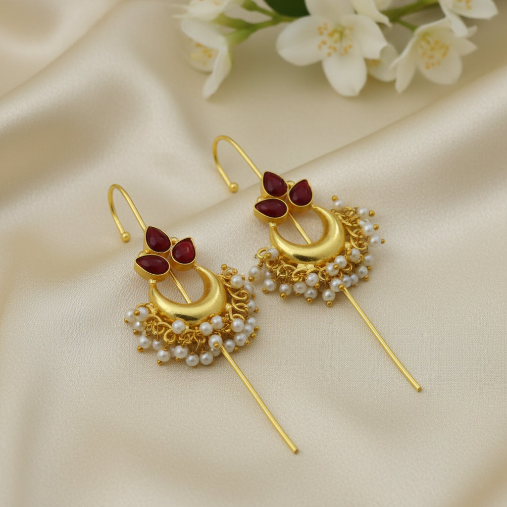 Celestia Cab-Stone Statement Earcuff