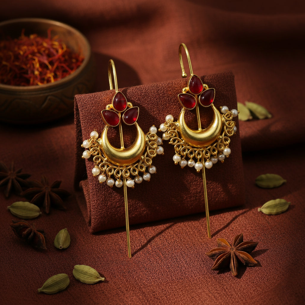 Celestia Cab-Stone Statement Earcuff