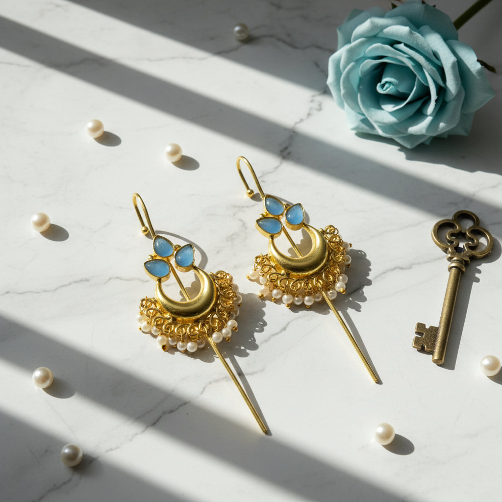 Celestia Cab-Stone Statement Earcuff