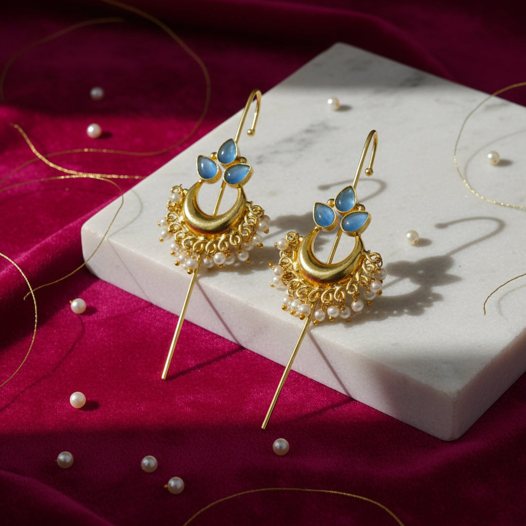 Celestia Cab-Stone Statement Earcuff