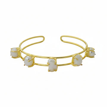 Pearl Halo Linear Cuff