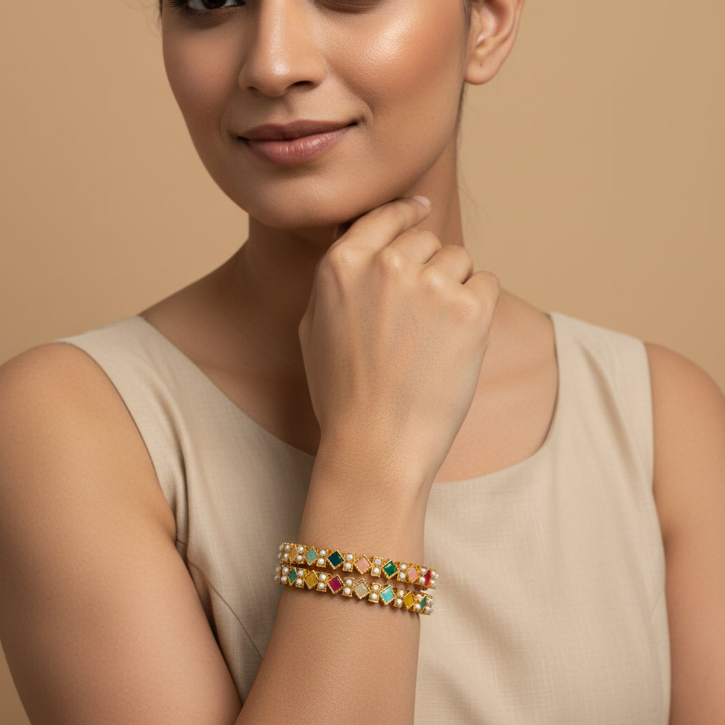 RangRiwaaz Meenakari Bangles Set