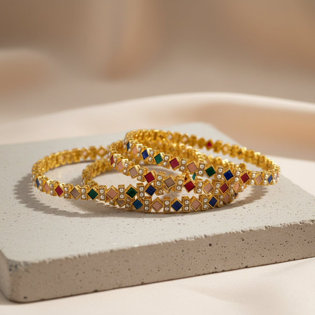 RangRiwaaz Meenakari Bangles Set