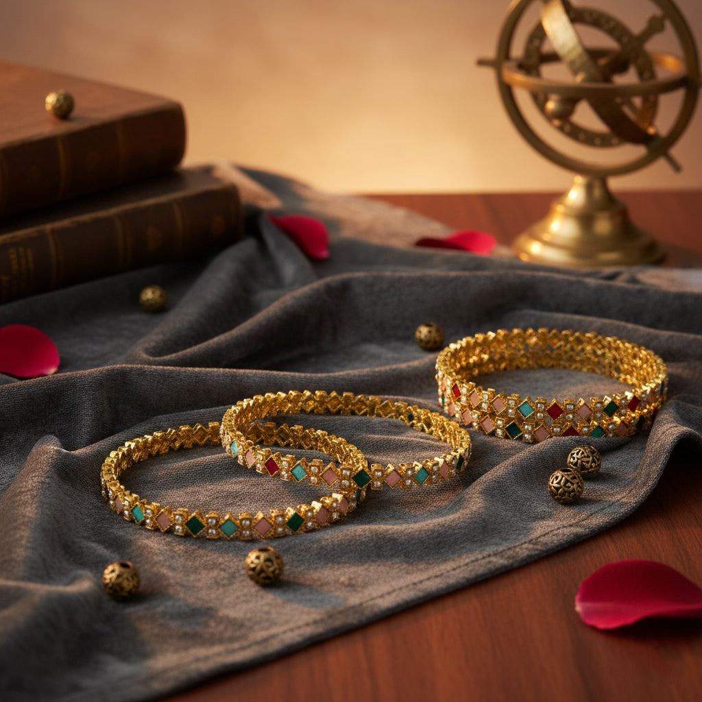 RangRiwaaz Meenakari Bangles Set