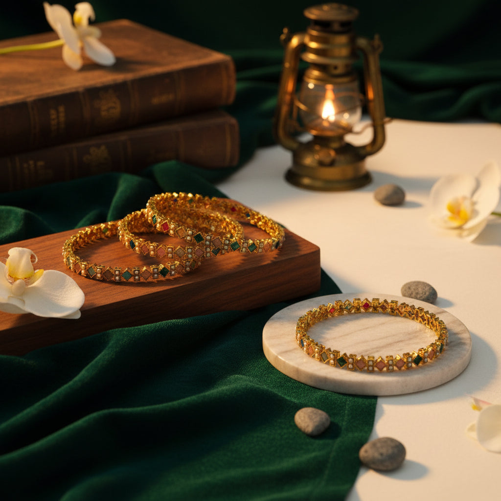 RangRiwaaz Meenakari Bangles Set