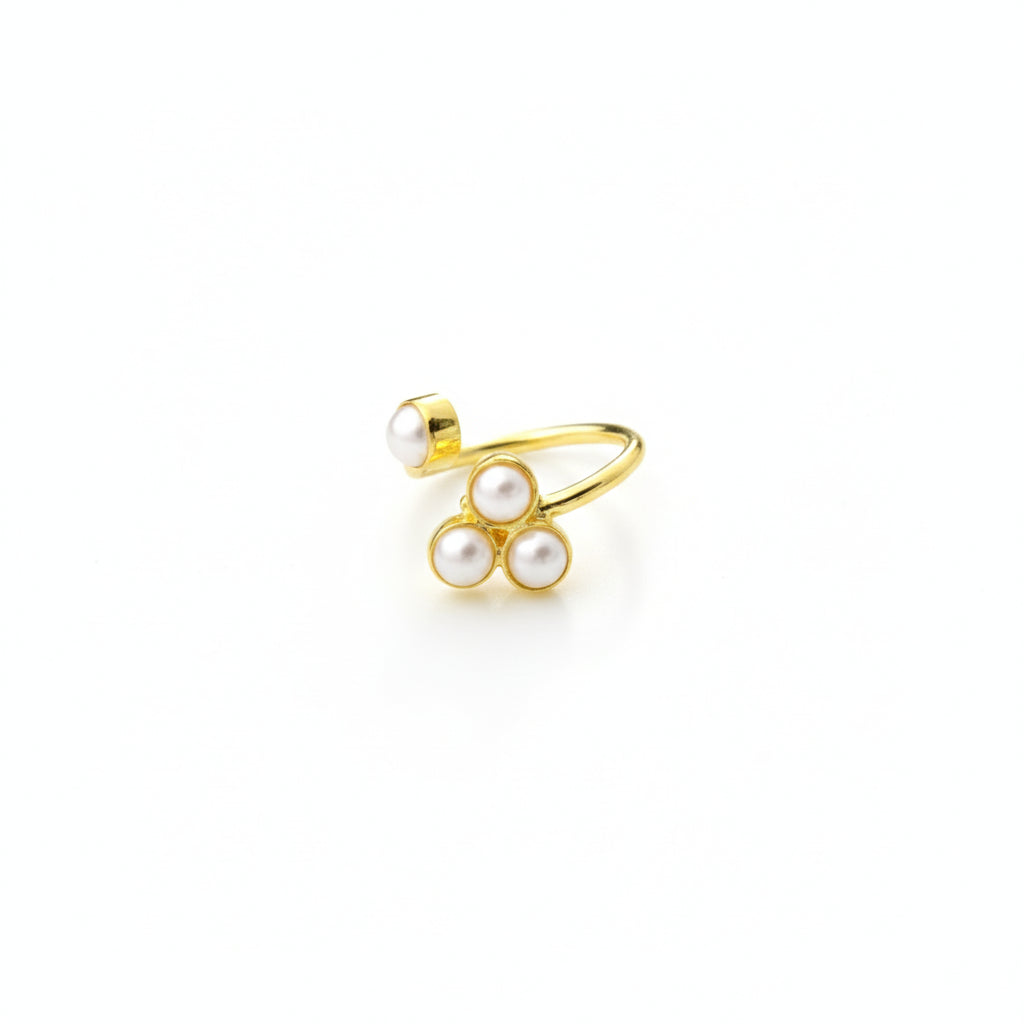 Lustre Bloom Pearl Ring