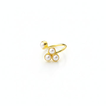 Lustre Bloom Pearl Ring