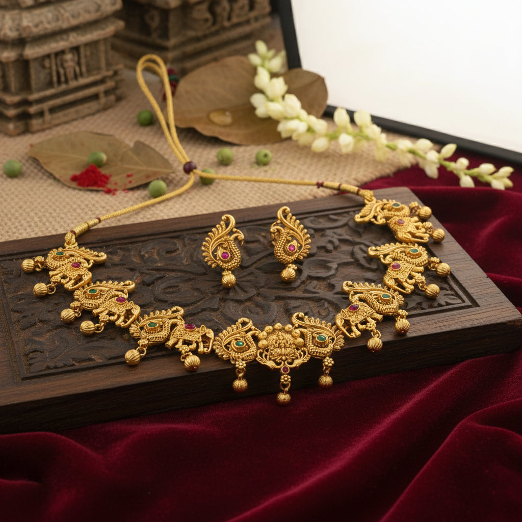 Rajvi Heritage Necklace Set