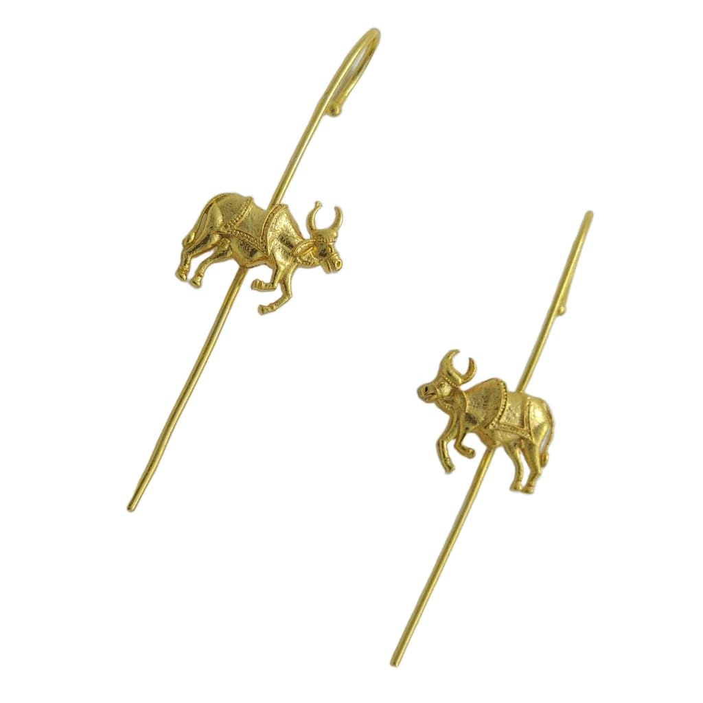Vrisha Veer – Bull Warrior Needle Earcuffs
