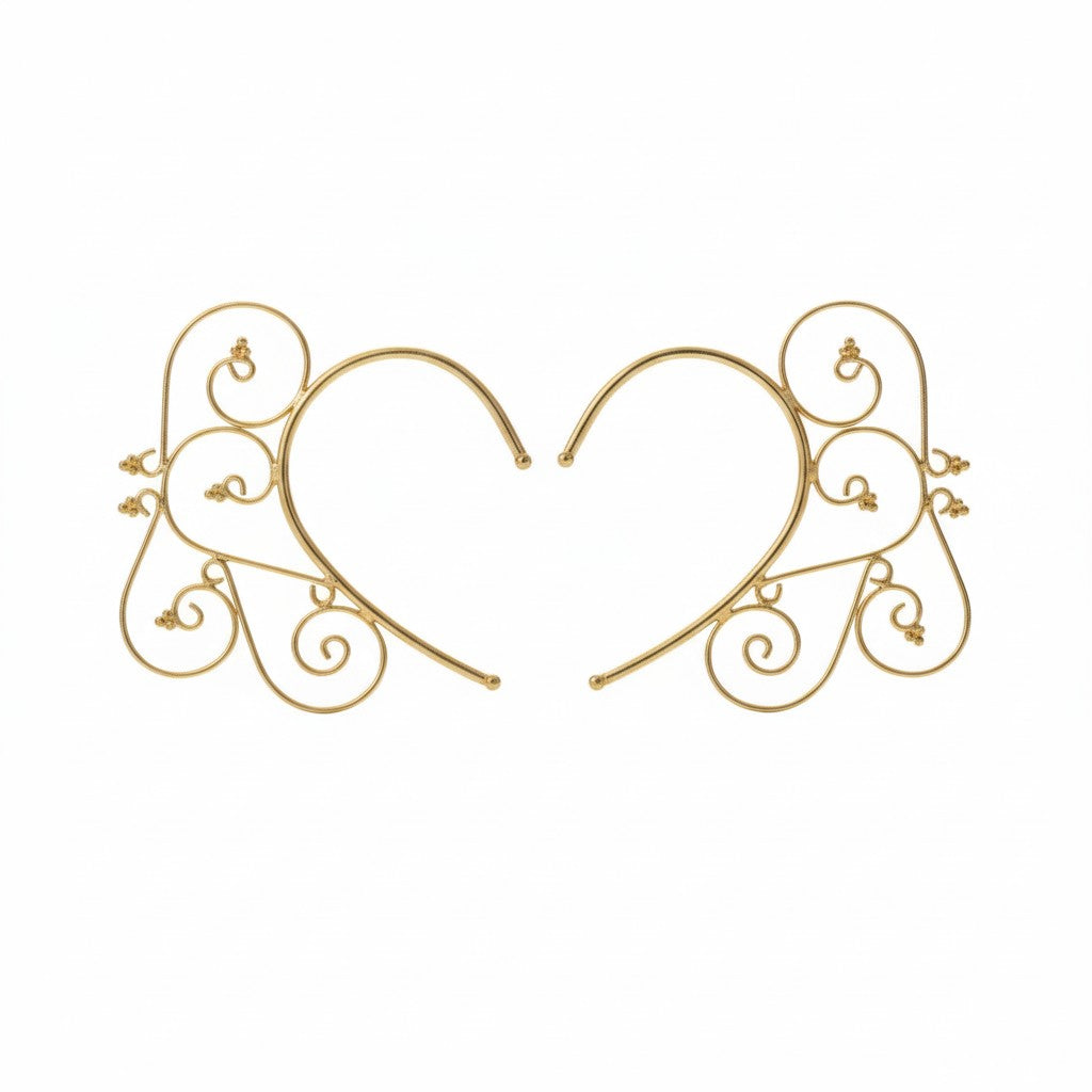 Virelle Scroll Ear Cuff