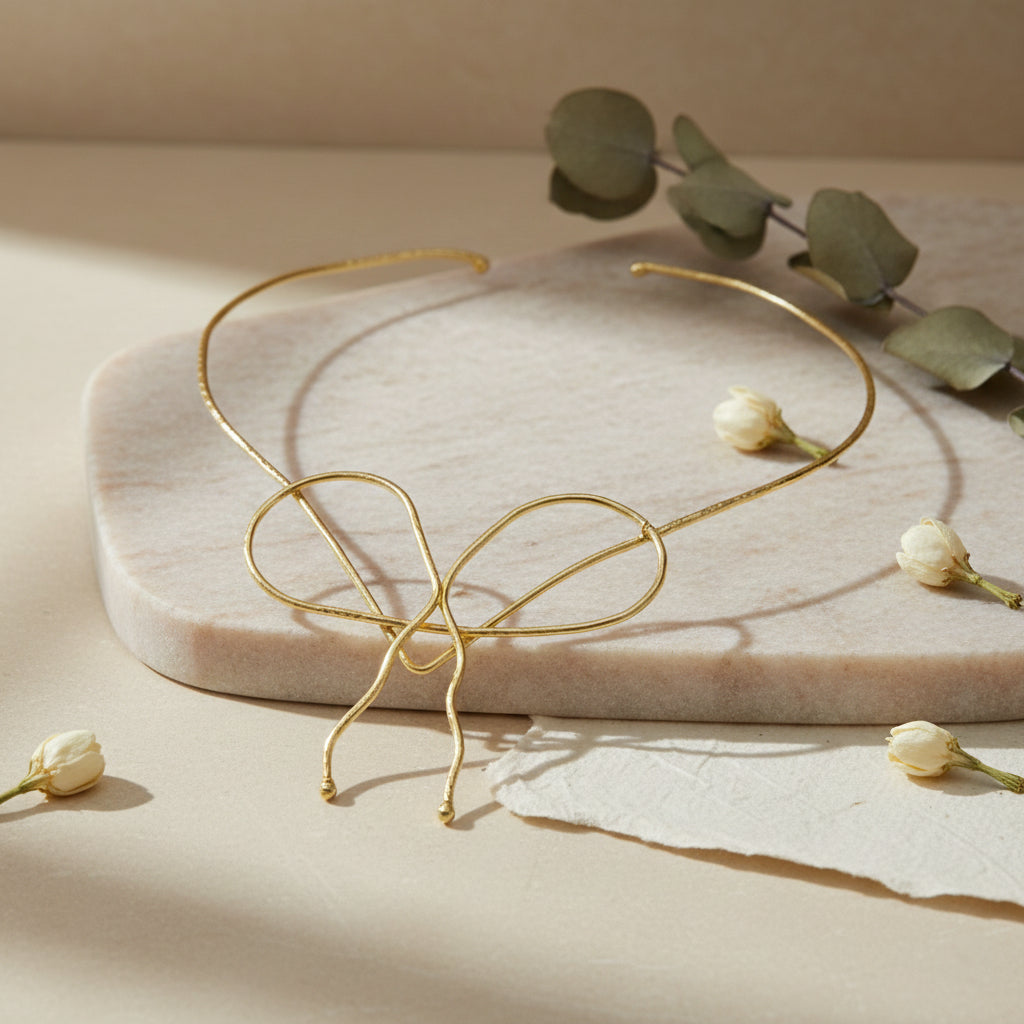 Aurelia Bow Celestial Crown (Adjustable)