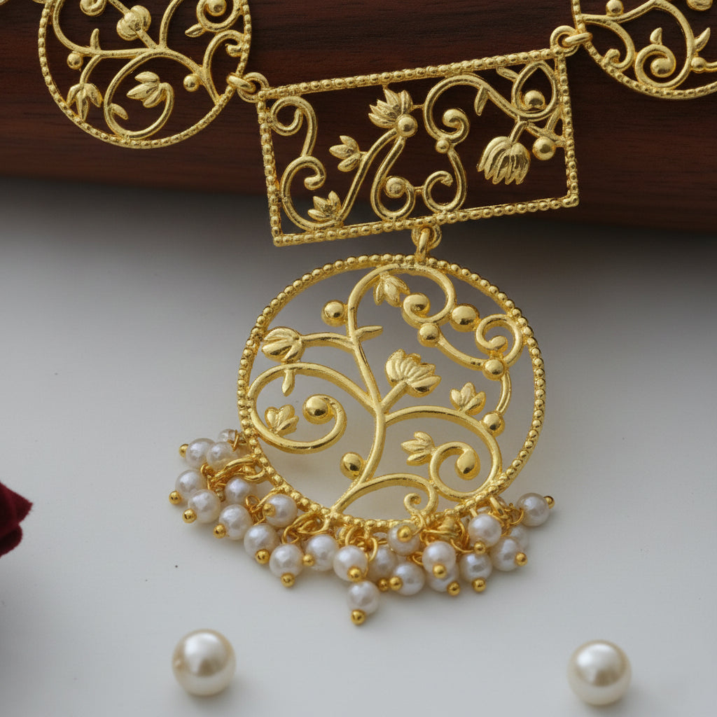 Amara Pearl Bead Necklace