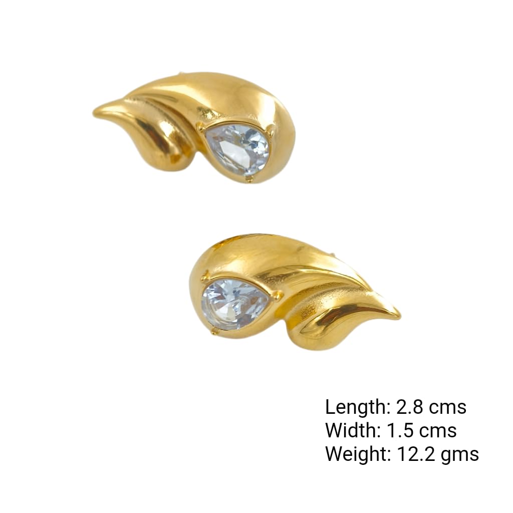 Liquid Light Zircon Studs