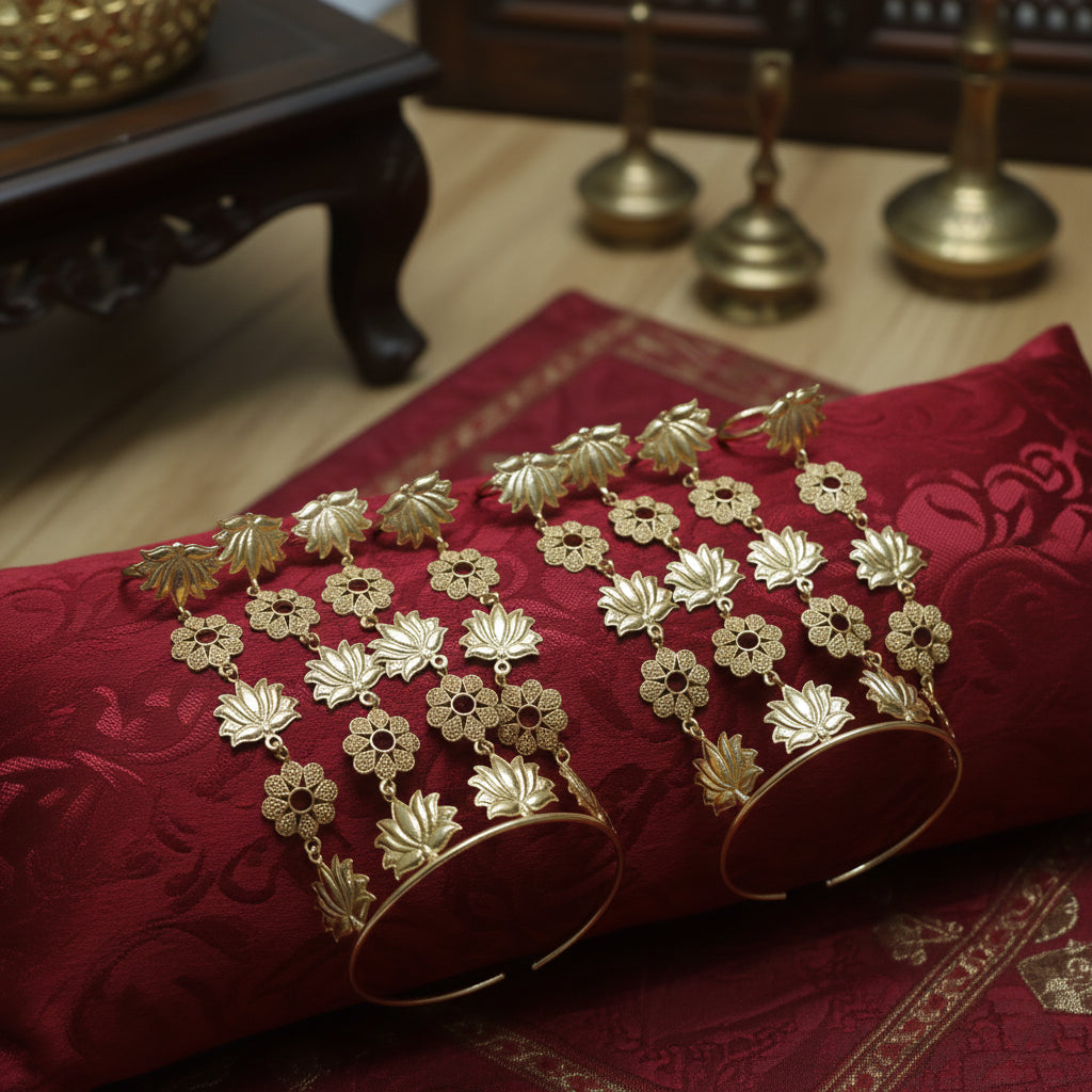 Hand Harness Bracelet (Haath Phool Style)