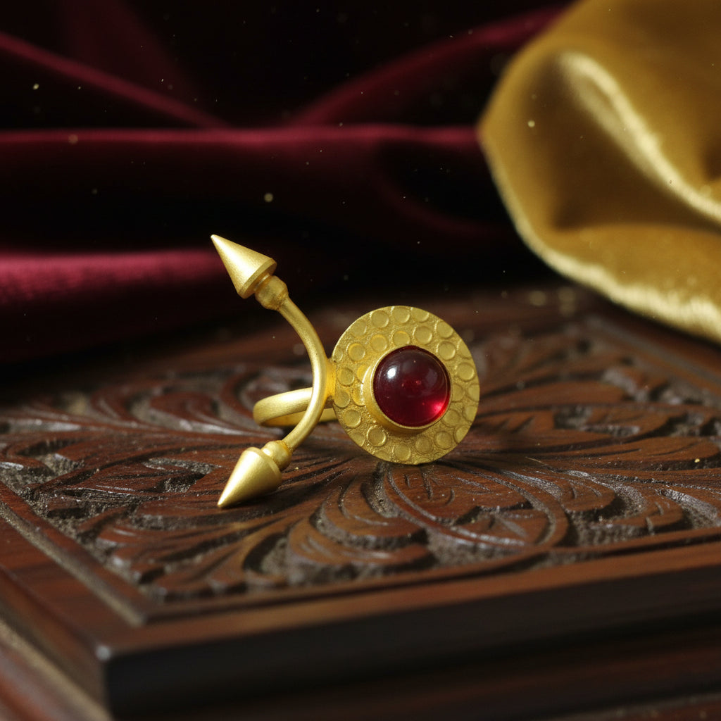 Dual Statement Ring (Glass Stone)