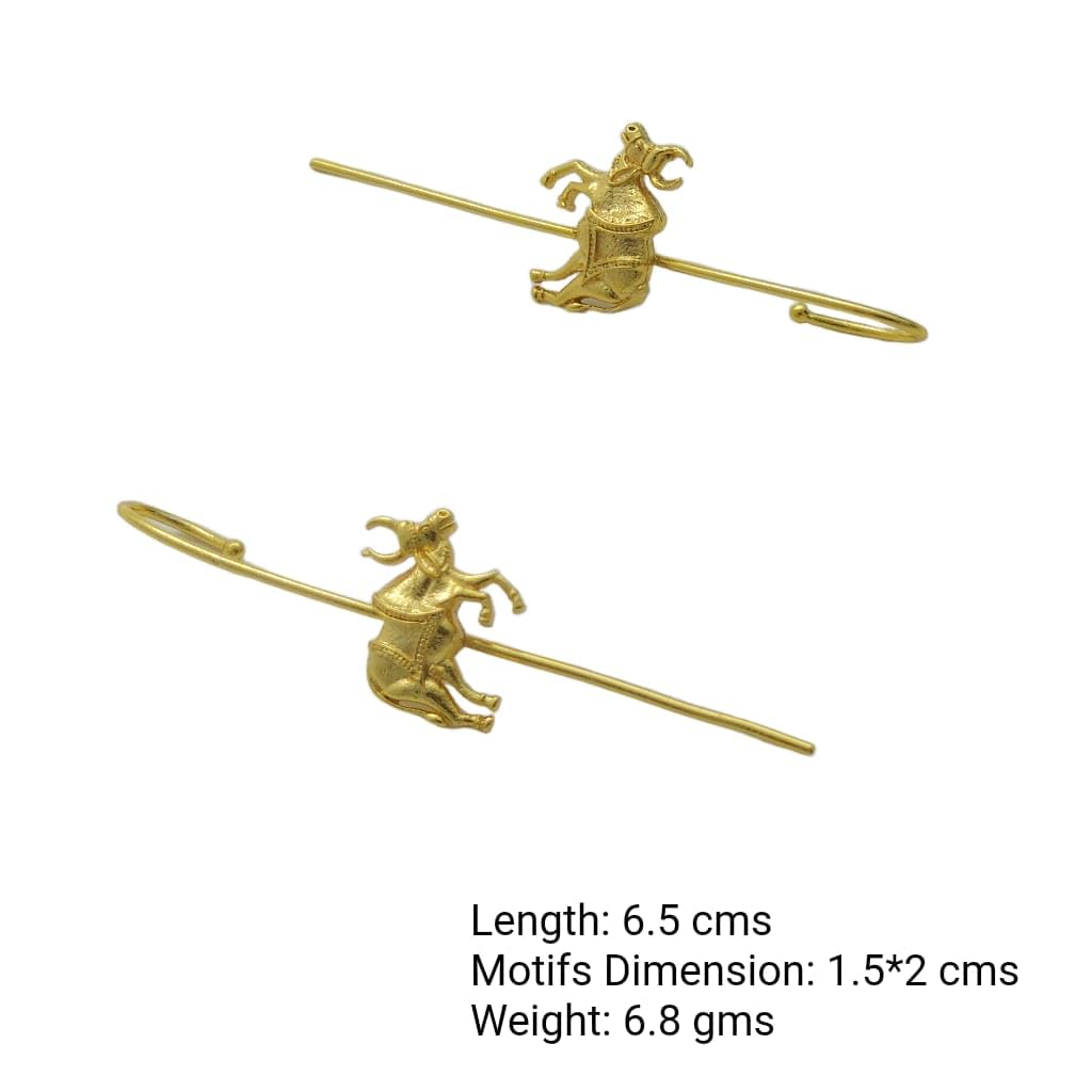 Vrisha Veer – Bull Warrior Needle Earcuffs