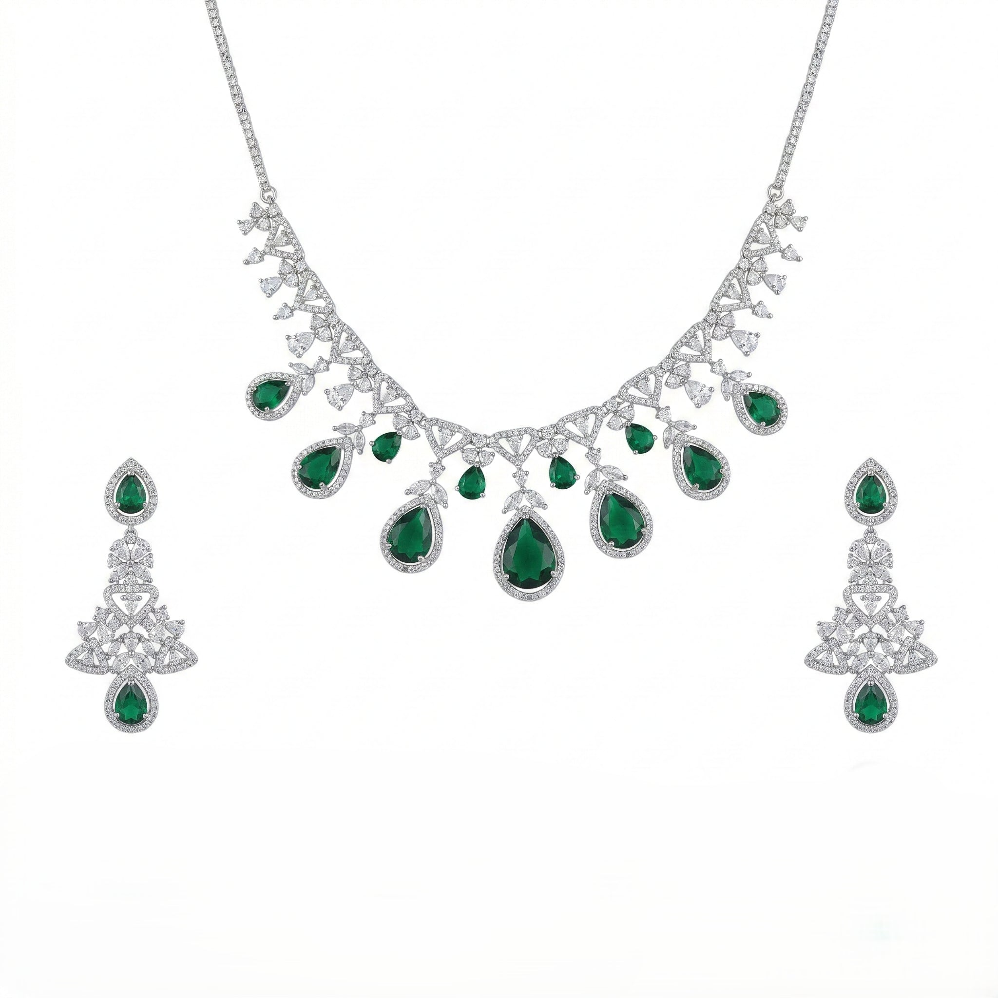 Majestic Vine Drop Necklace Set