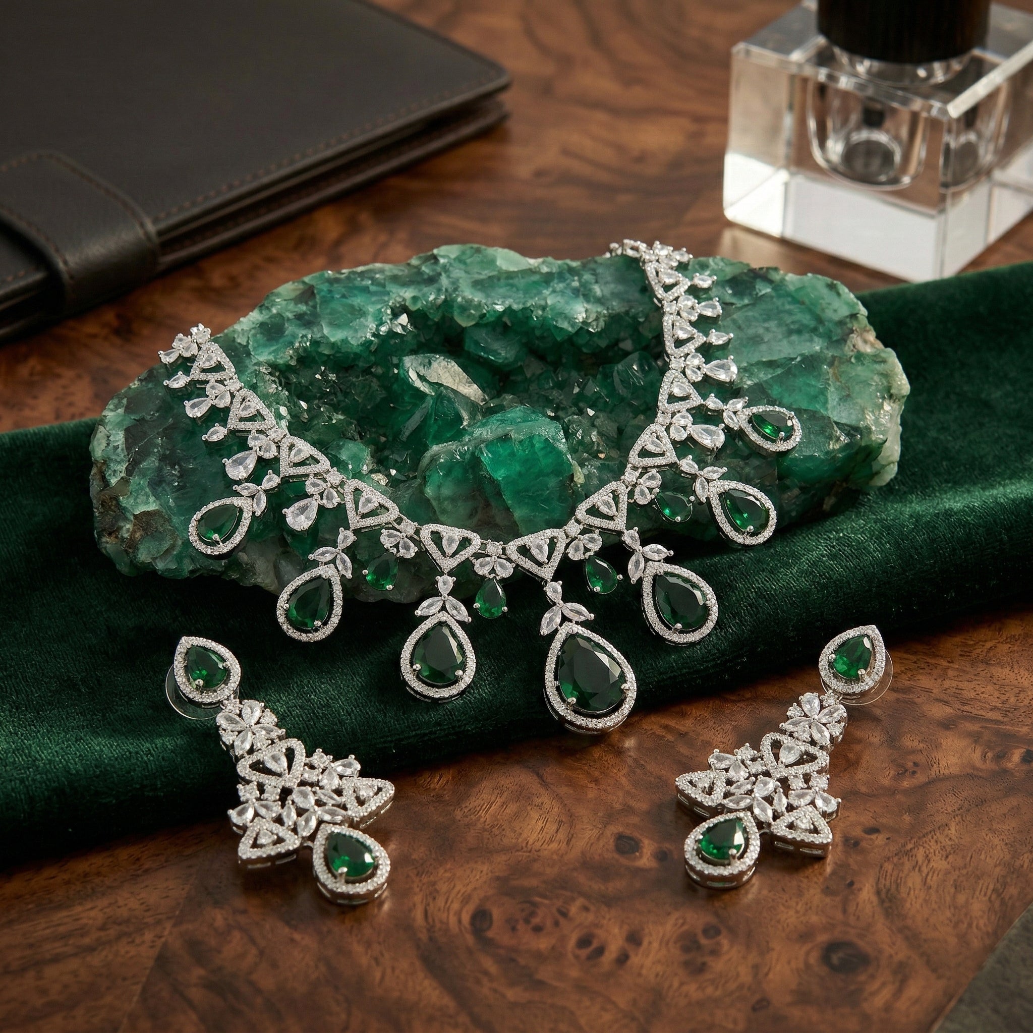 Majestic Vine Drop Necklace Set