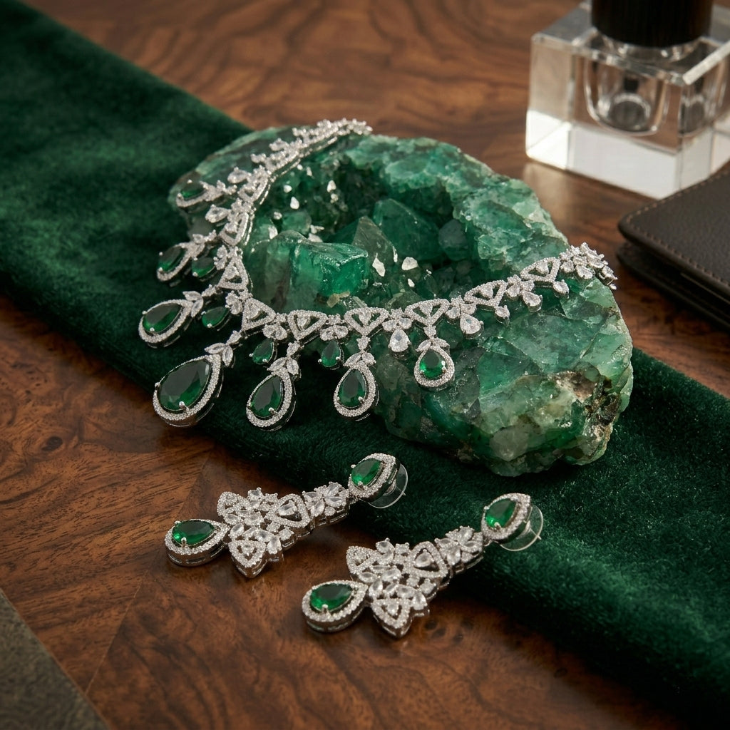 Majestic Vine Drop Necklace Set