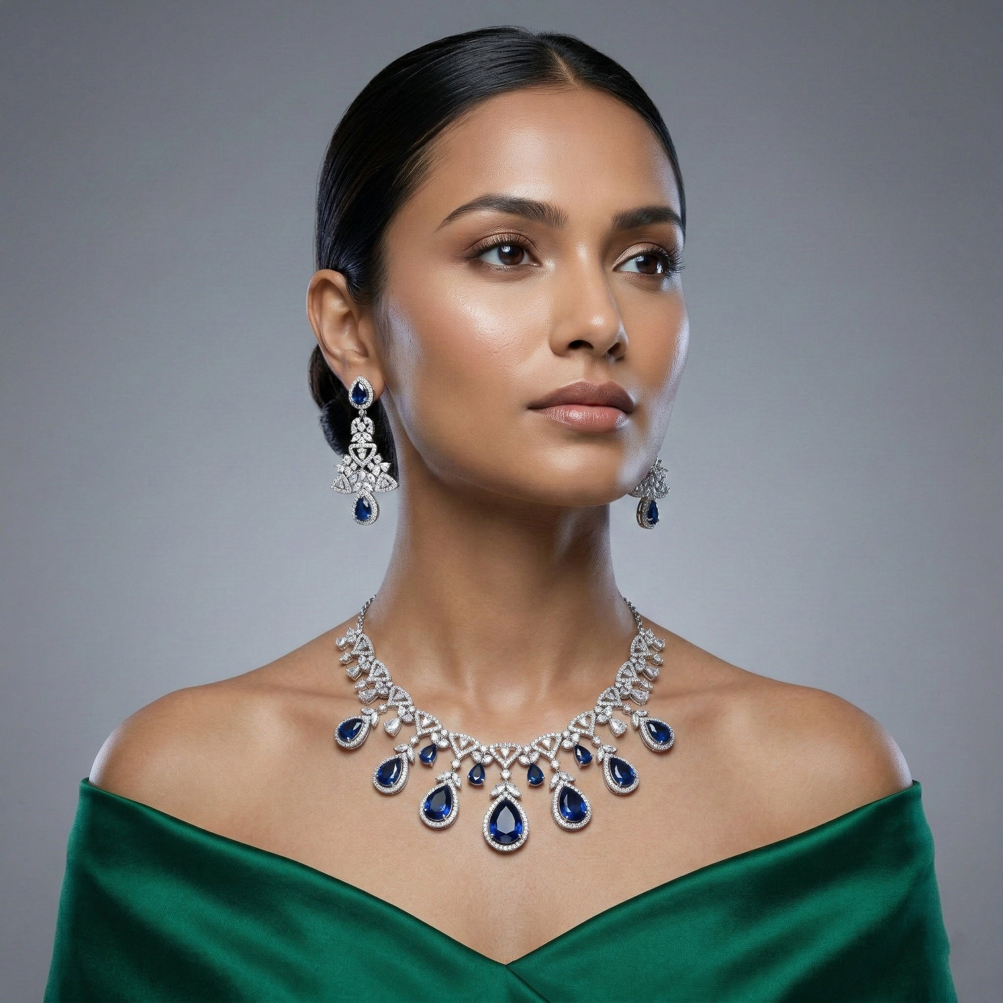 Majestic Vine Drop Necklace Set