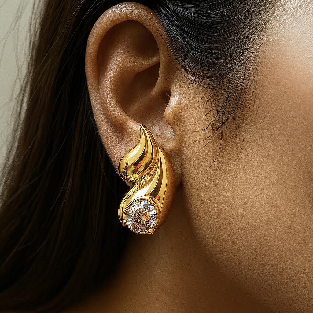 Liquid Light Zircon Studs