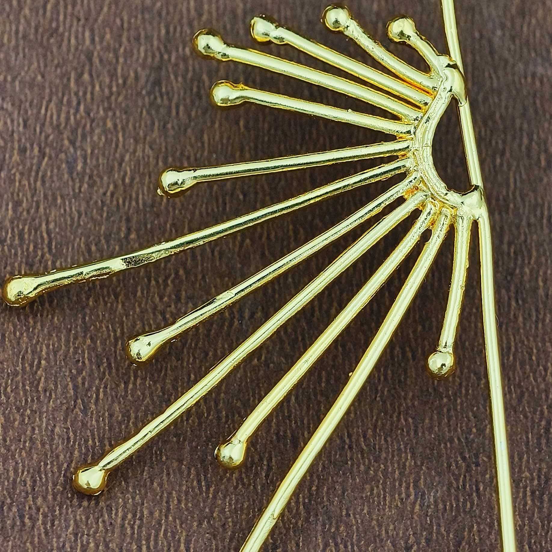 Surya Spire – Radiant Fan Needle Earcuffs
