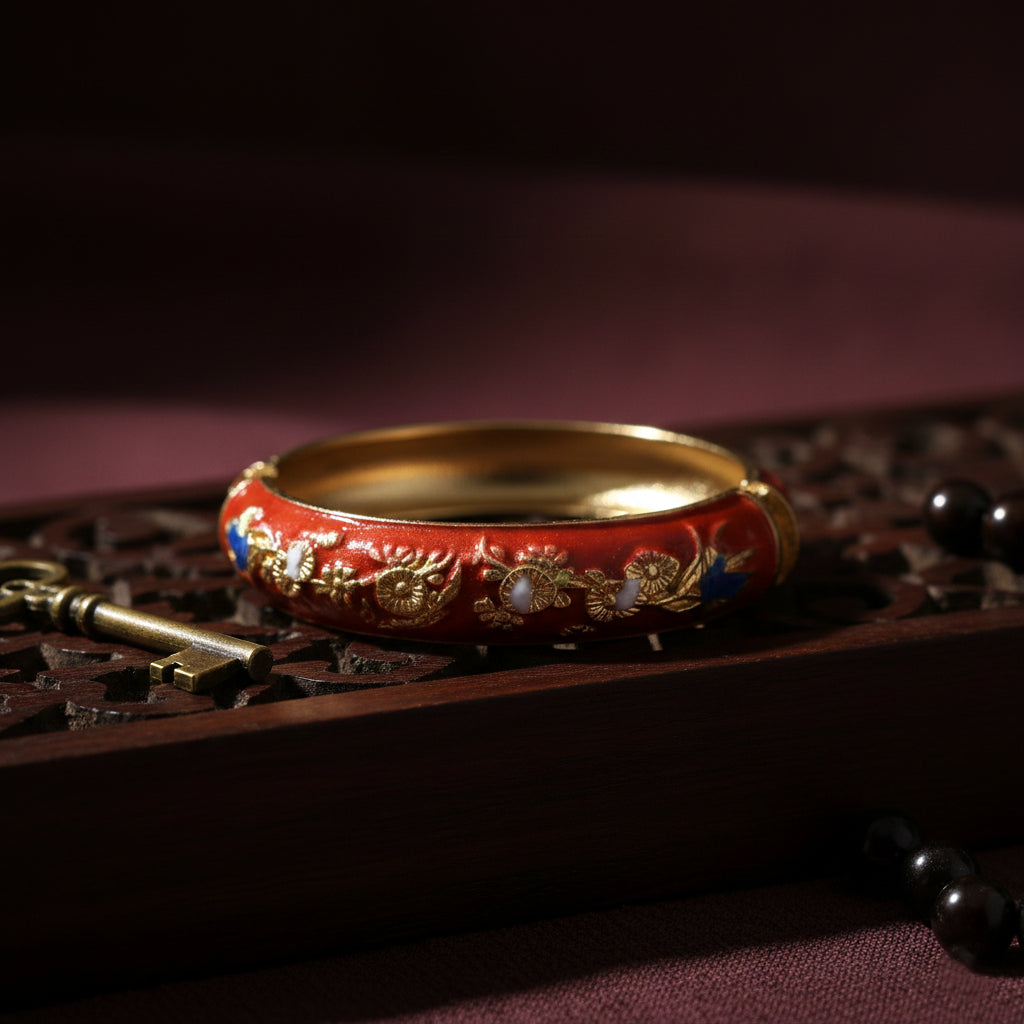Rangmukti Enamel Bangle (Size 2.4-2.8)