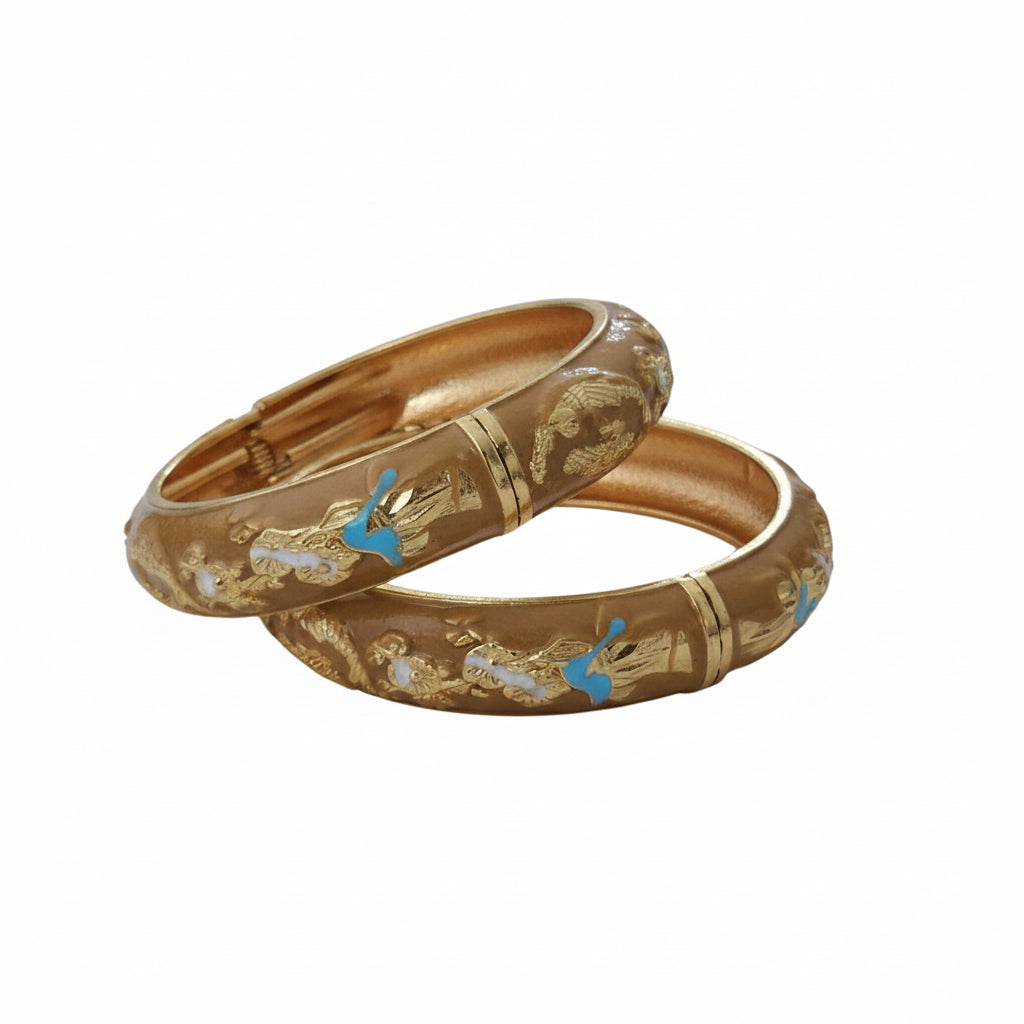 Rangmukti Enamel Bangle (Size 2.4-2.8)