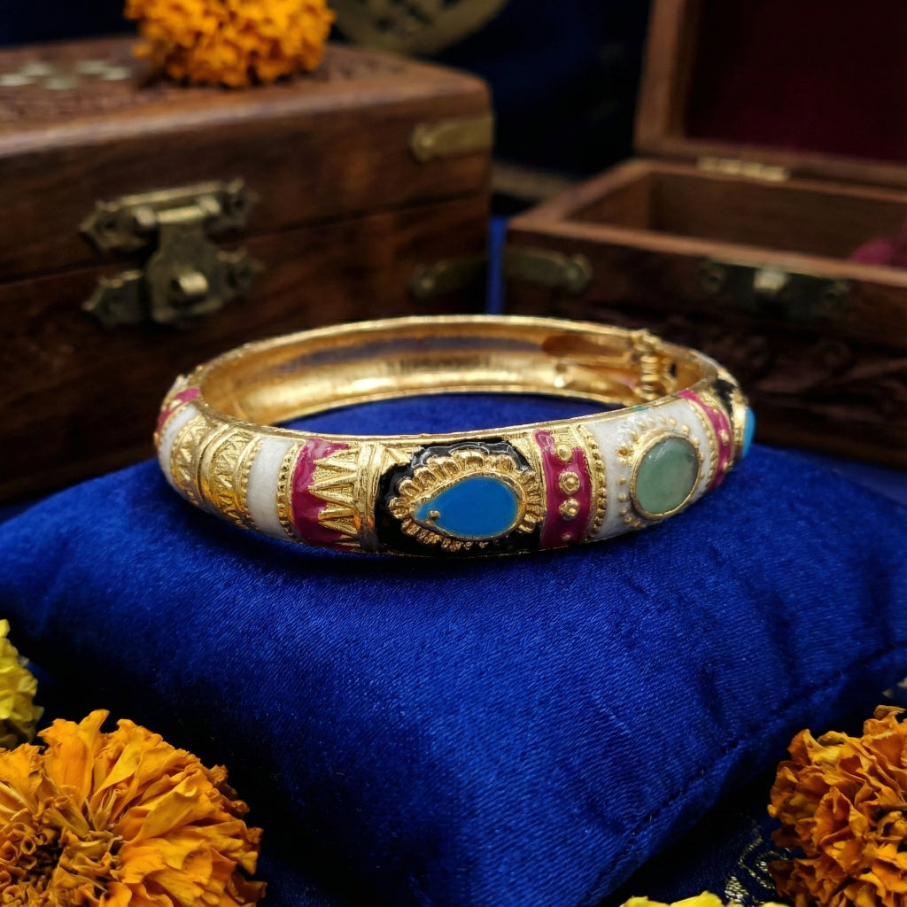 Kalakriti Enamel Glow Bangle (Size 2.4- 2.8)