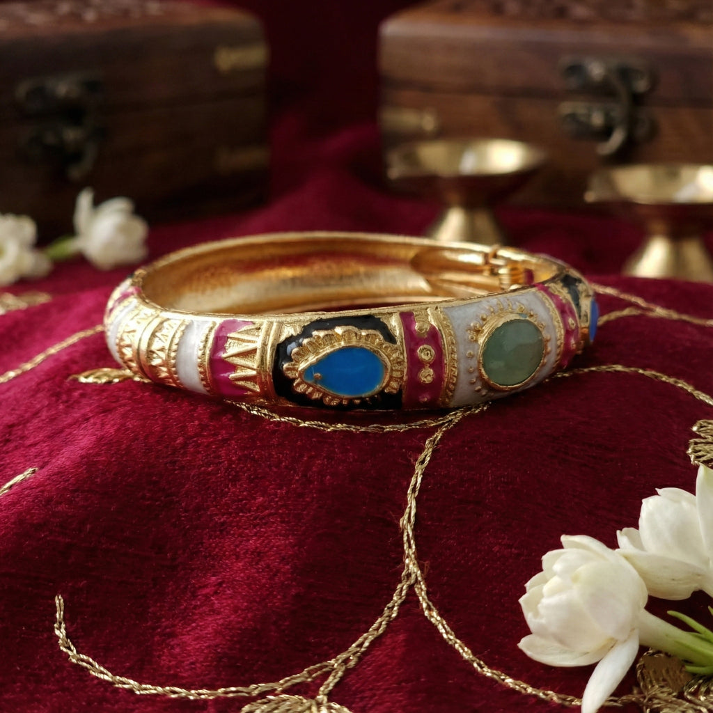 Kalakriti Enamel Glow Bangle (Size 2.4- 2.8)