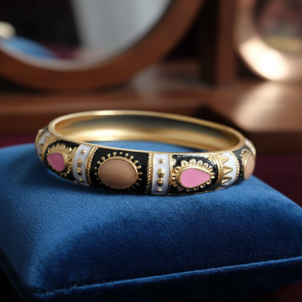Kalakriti Enamel Glow Bangle (Size 2.4- 2.8)