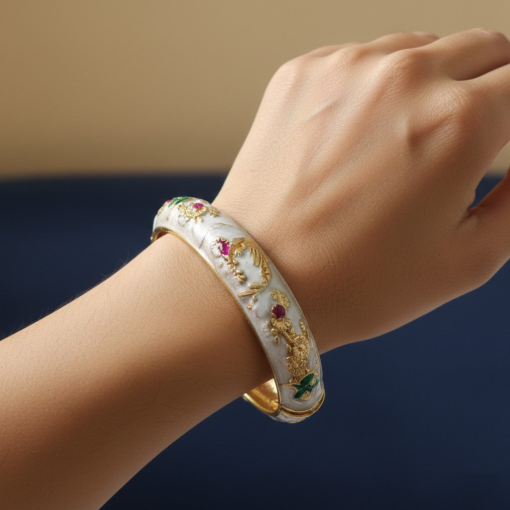 Rangmukti Enamel Bangle (Size 2.4-2.8)
