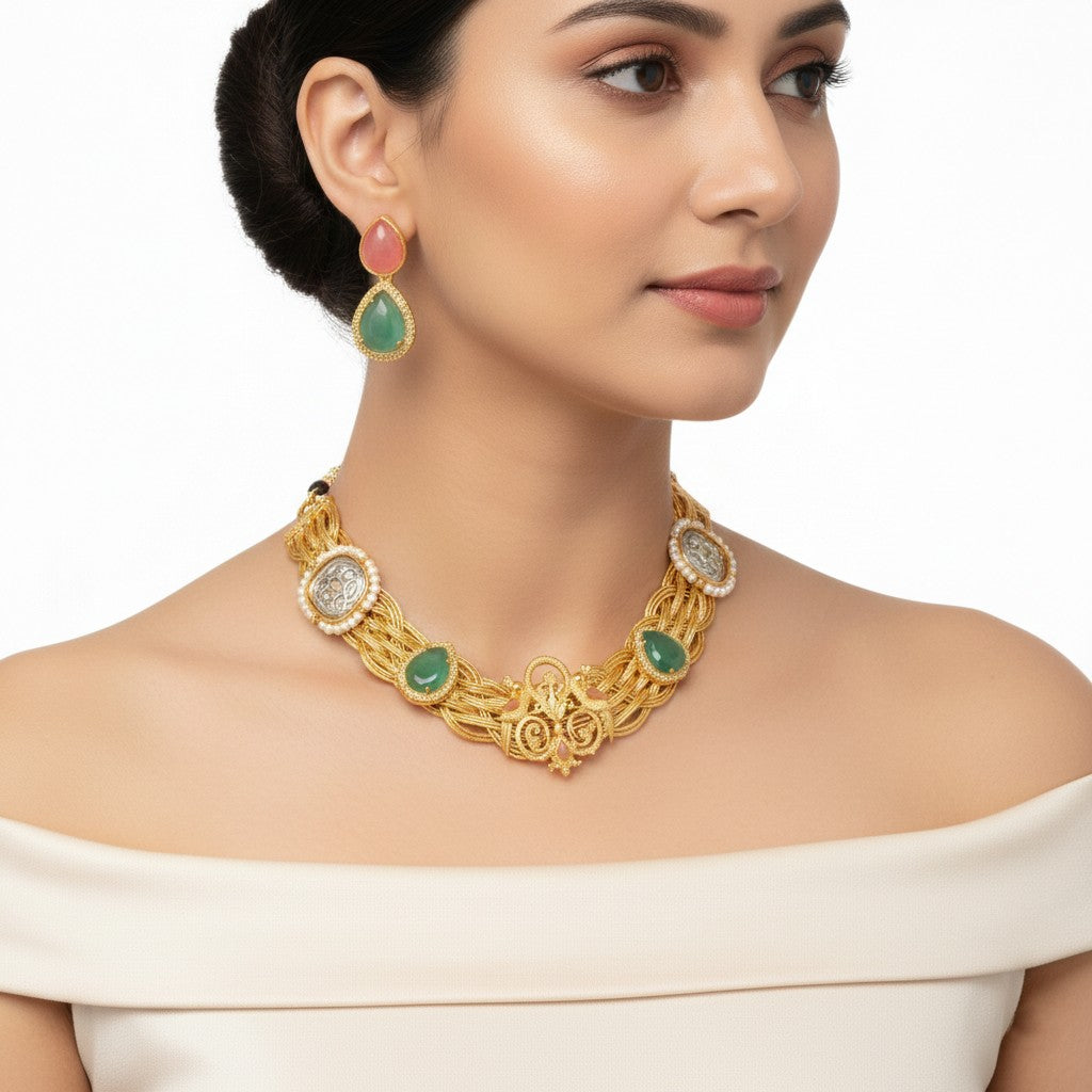 Emerald Accent Heritage Choker