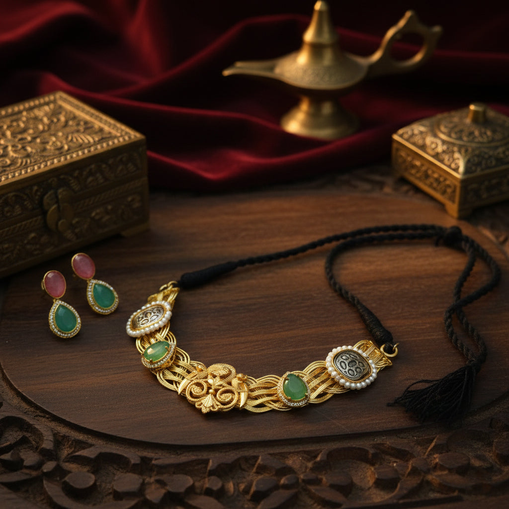 Emerald Accent Heritage Choker