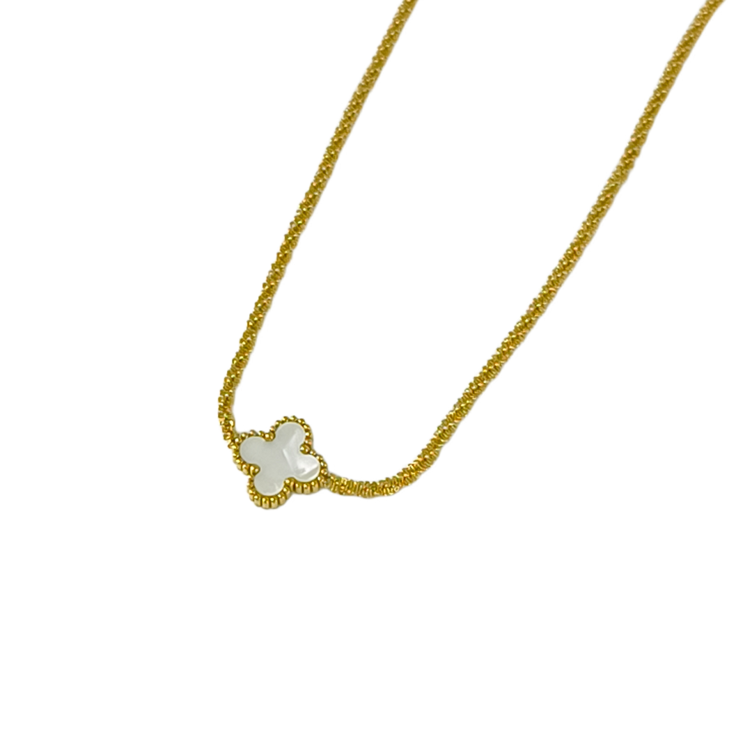 Pearl Clover Whisper Necklace