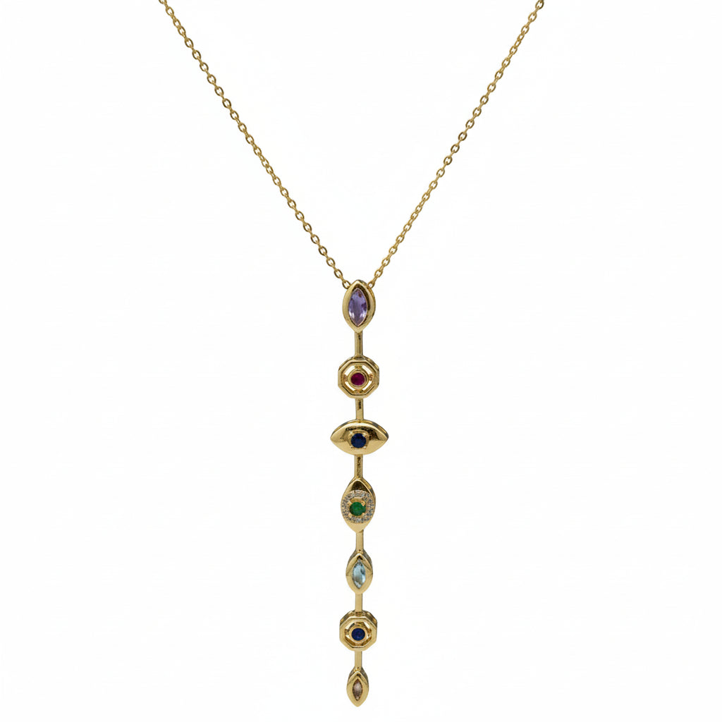 Chakra Line – Multistone Energy Necklace