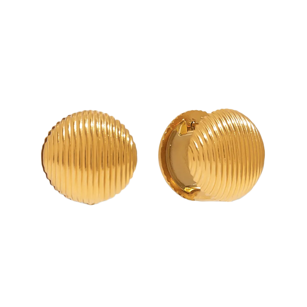 Retro Rippled Studs